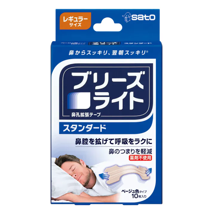 佐藤製薬 ブリーズライト スタンダード レギュラーサイズ 10枚