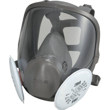 【CAINZ-DASH】スリーエム　ジャパン安全衛生製品事業部 取替式防じんマスク　６０００Ｆ／２０７１－ＲＬ２　Ｍサイズ 6000F/2071-RL2M【別送品】