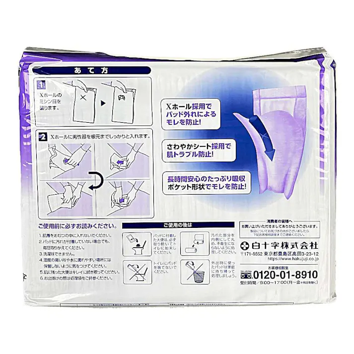 PUサルバ オーバーナイト 男性用 約5回吸収 50枚 医療費控除対象商品