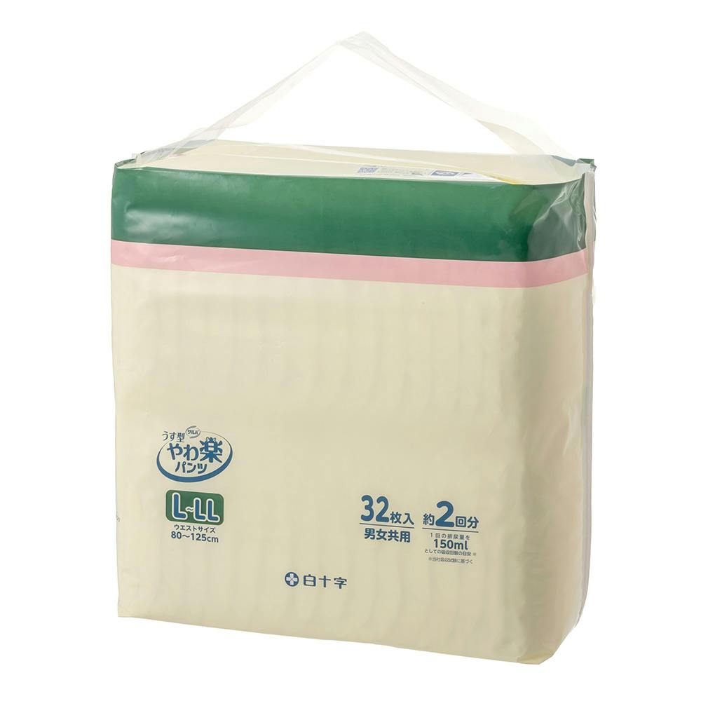 サルバ やわ楽パンツ デザインパッケージ L-LL 32枚入 | 大人用おむつ