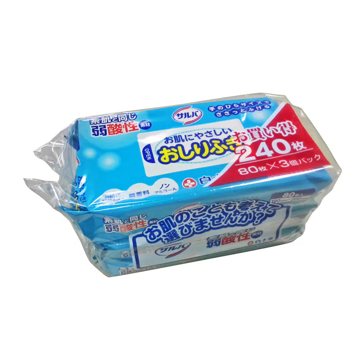 サルバ お肌にやさしいおしりふき 3個パック