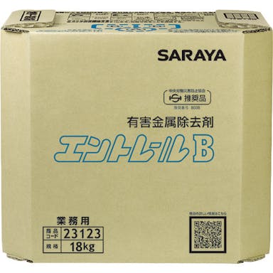 【CAINZ-DASH】サラヤ 業務用洗剤　エントレールＢ　容量１８ｋｇ　八角ＢＩＢ 23123【別送品】
