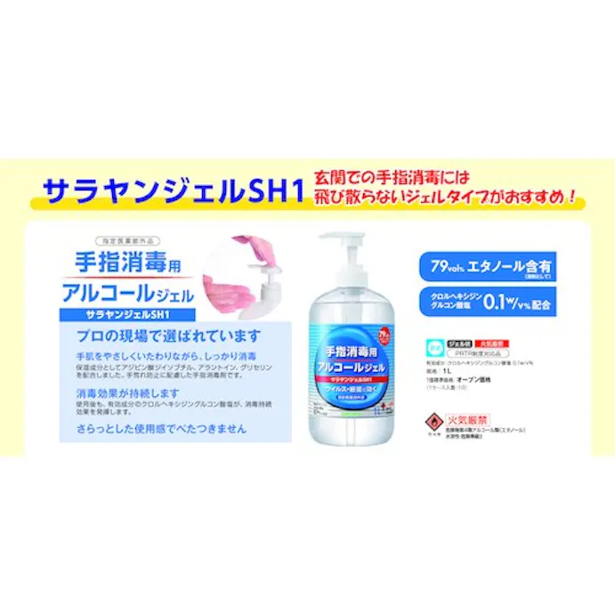 Cainz Dash 手指消毒用アルコールジェル サラヤンジェルｓｈ１ ｃｂ 別送品 ホームセンター通販 カインズ