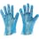【CAINZ-DASH】サラヤ エンボス手袋ＰＥ青２００枚入　Ｌ 51095【別送品】