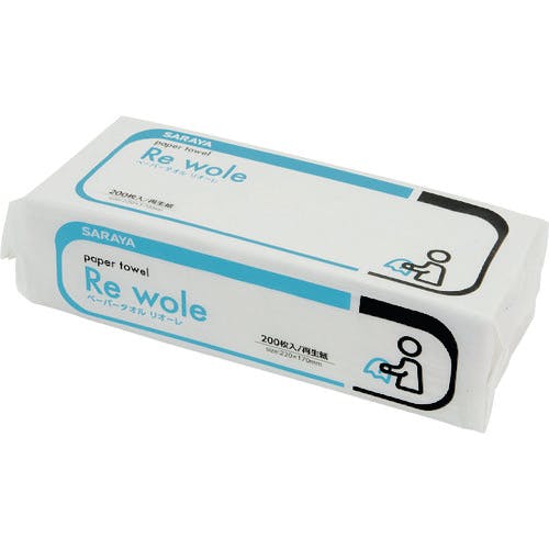 【CAINZ-DASH】サラヤ ペーパータオル　リオーレ　２００枚入りＸ４２袋 51873【別送品】