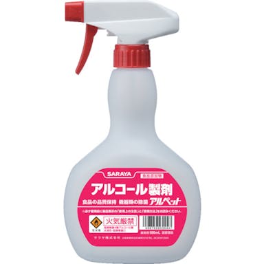 【CAINZ-DASH】サラヤ 薬液専用詰替容器　スプレーボトル　アルコール共通５００ｍｌ用（容器のみ） 53044【別送品】