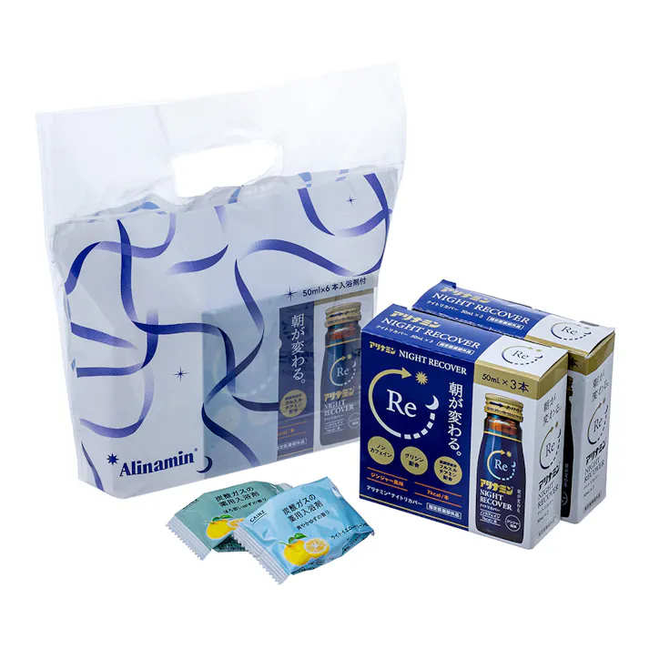 アリナミン製薬 アリナミンナイトリカバー 50ml×6本 入浴剤付