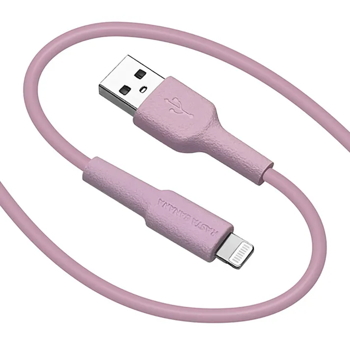 ラスタバナナ やわらかくて使いやすいケーブル type-Aライトニング 1.5m ピンク R15CAAL2A02LPU