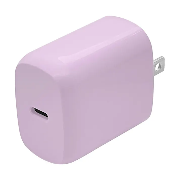 ラスタバナナ type-Cポートチャージャー PD20W 1口 ライトパープル RACC20W02ULPU