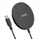 Type-Cケーブル直付ワイヤレスチャージャー 5/7.5/10/15W 1m チャコールグレー
