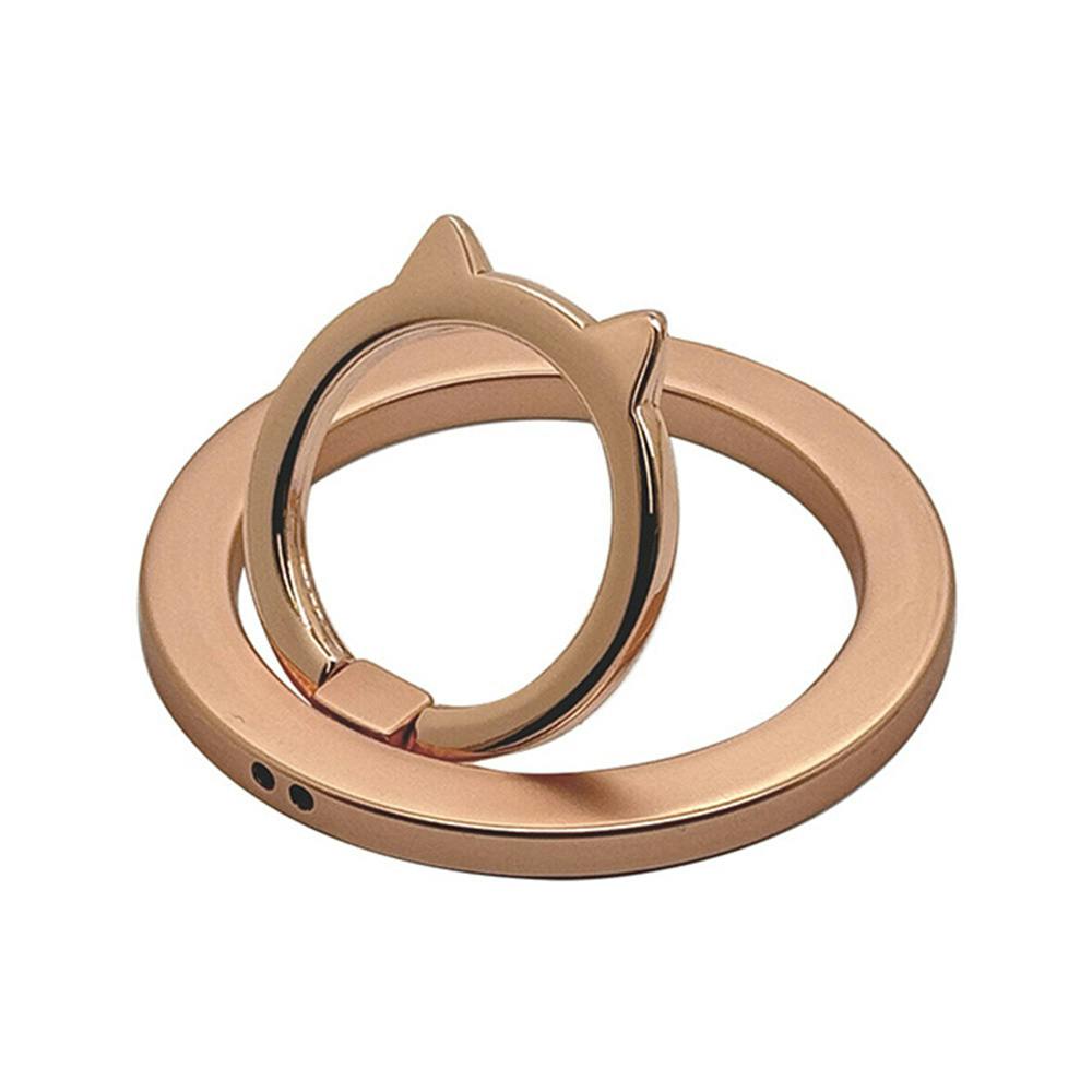 ラスタバナナ Magsafe用 猫型スマホリング NEKO no MAGNET RING 猫小 ピンクゴールド