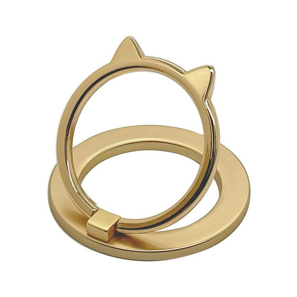 ラスタバナナ Magsafe用 猫型スマホリング NEKO no MAGNET RING 大 ゴールド
