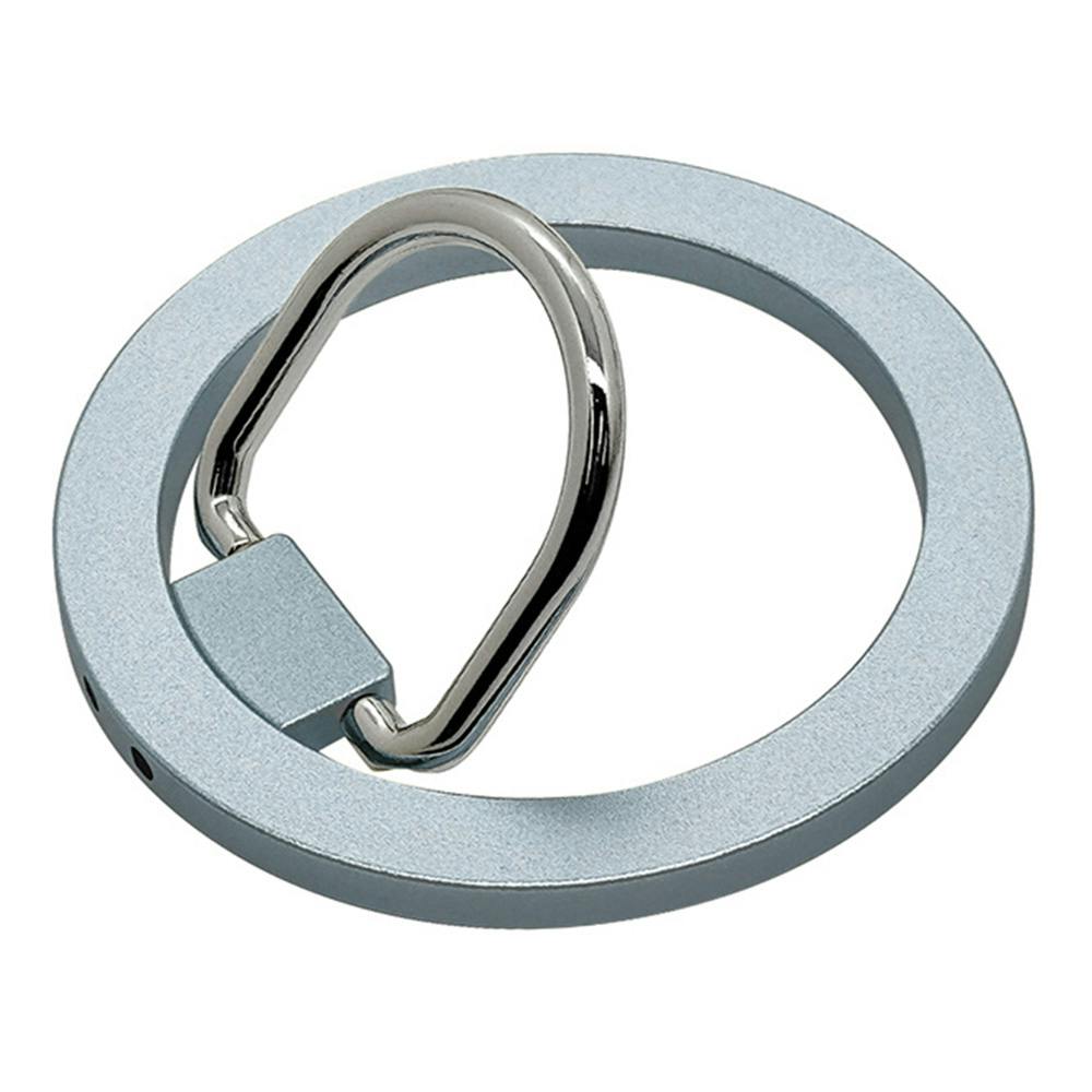 ラスタバナナ Magsafe対応 スタンド機能付き スマホリング ライトブルー