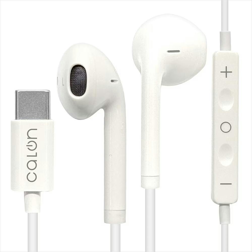 ラスタバナナ ステレオイヤホンマイク Type-C ホワイト RESMSCD04WH