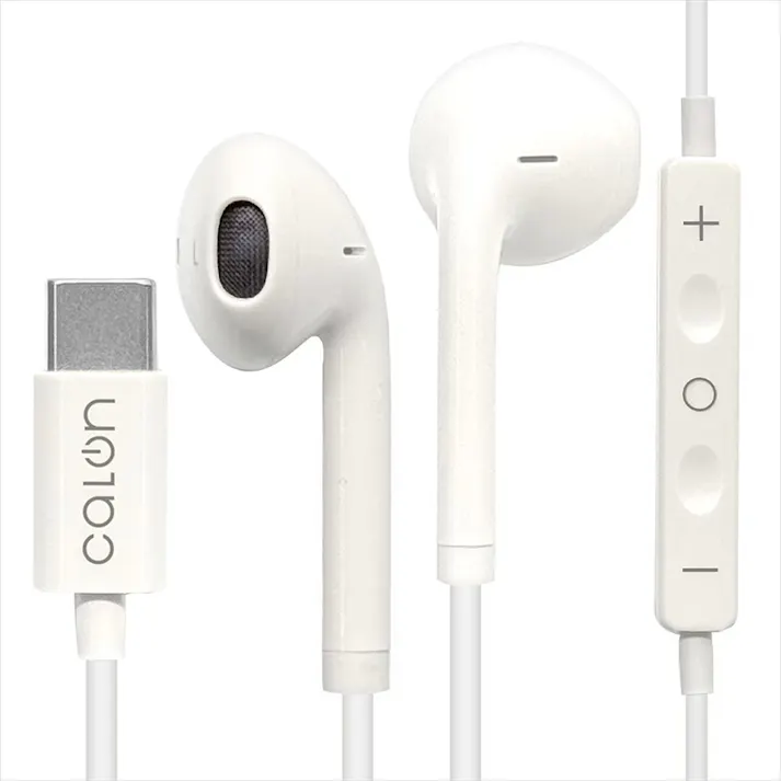 ラスタバナナ ステレオイヤホンマイク Type-C ホワイト RESMSCD04WH