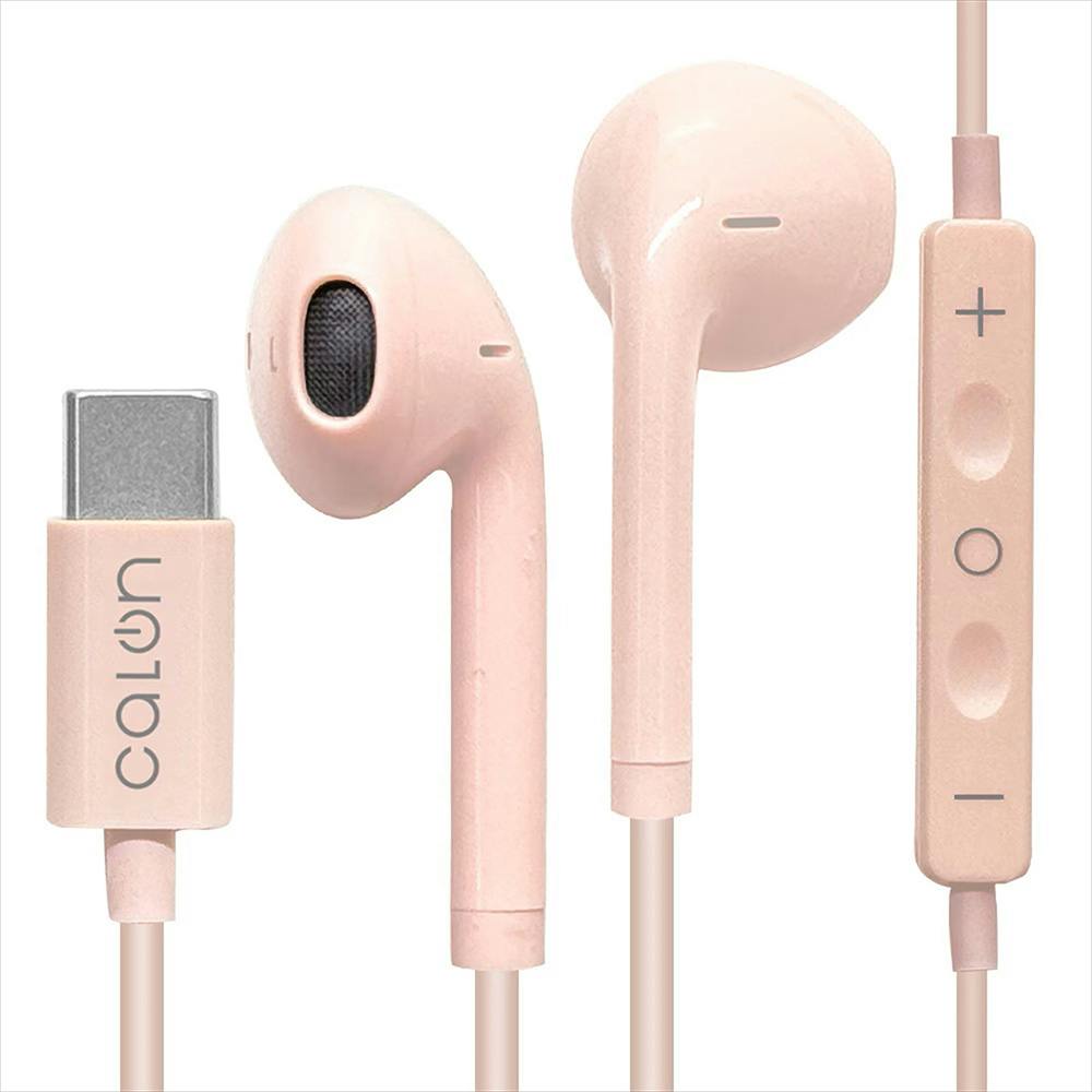 ラスタバナナ ステレオイヤホンマイク Type-C スモーキーピンク RESMSCD04SPK