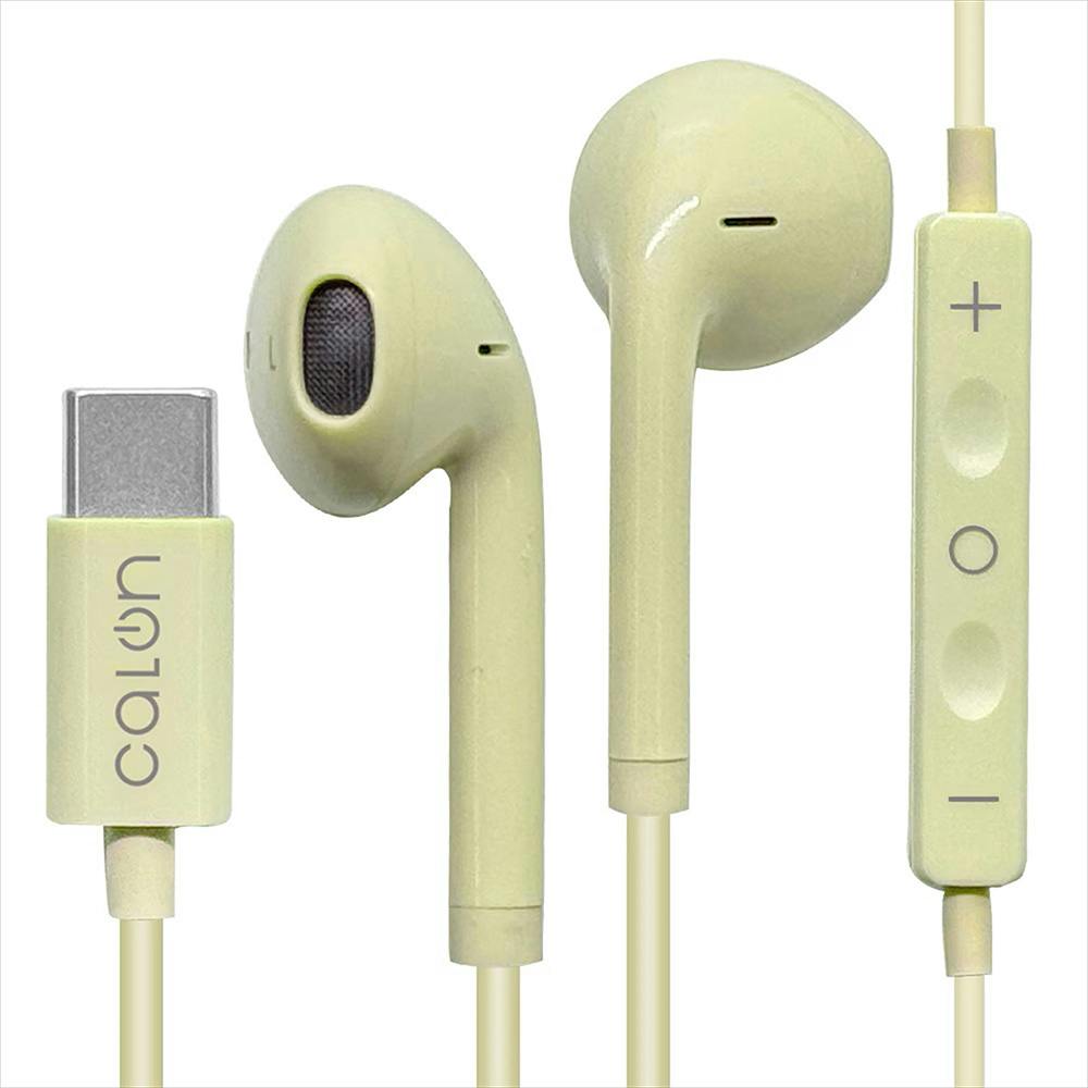 ラスタバナナ ステレオイヤホンマイク Type-C ライトイエロー RESMSCD04LYL