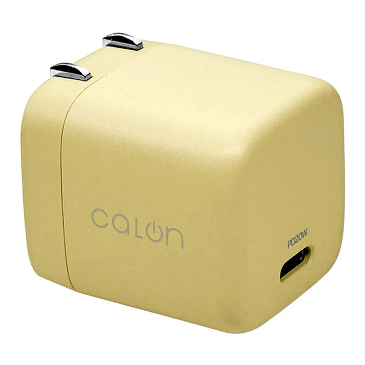 ラスタバナナ PD20W対応 TYPE-C 1ポート AC充電器 ライトイエロー RACC20W05LYL