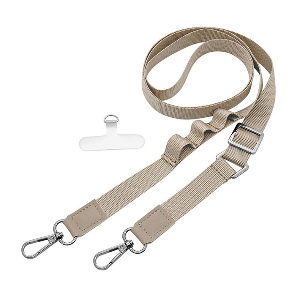 ラスタバナナ 平紐ショルダーストラップ ストラップホルダーシートセット ベージュ