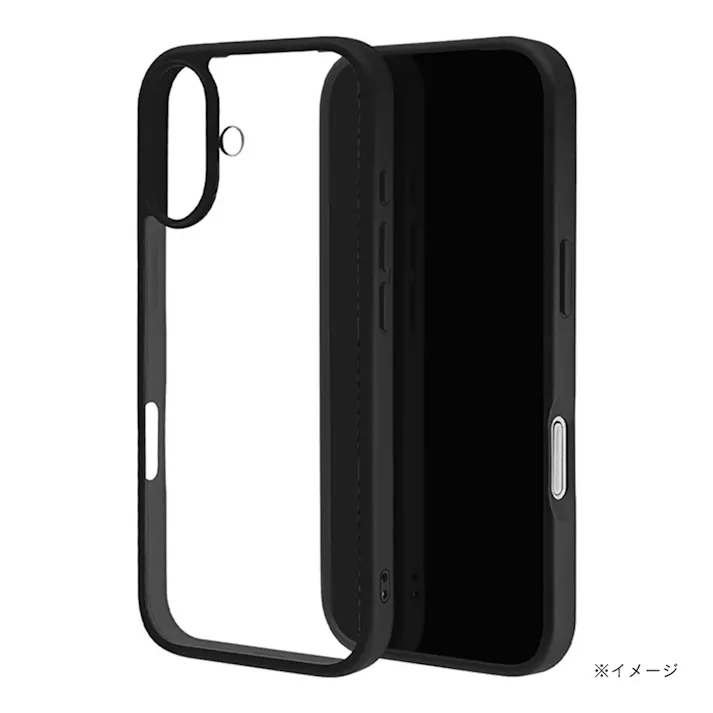ラスタバナナ iPhone 17用RHINOX ブラック×クリア 8886IP5AHABK