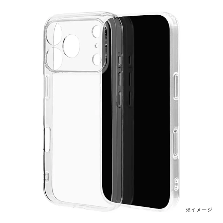 ラスタバナナ iPhone17 Pro用 極TPUケース クリア 8992IP5BTPLCL