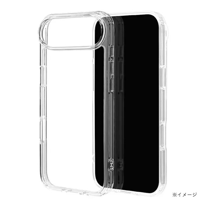 ラスタバナナ iPhone Air用 ハイブリッドケース TPU×PC クリア 9066IP5CHPCL