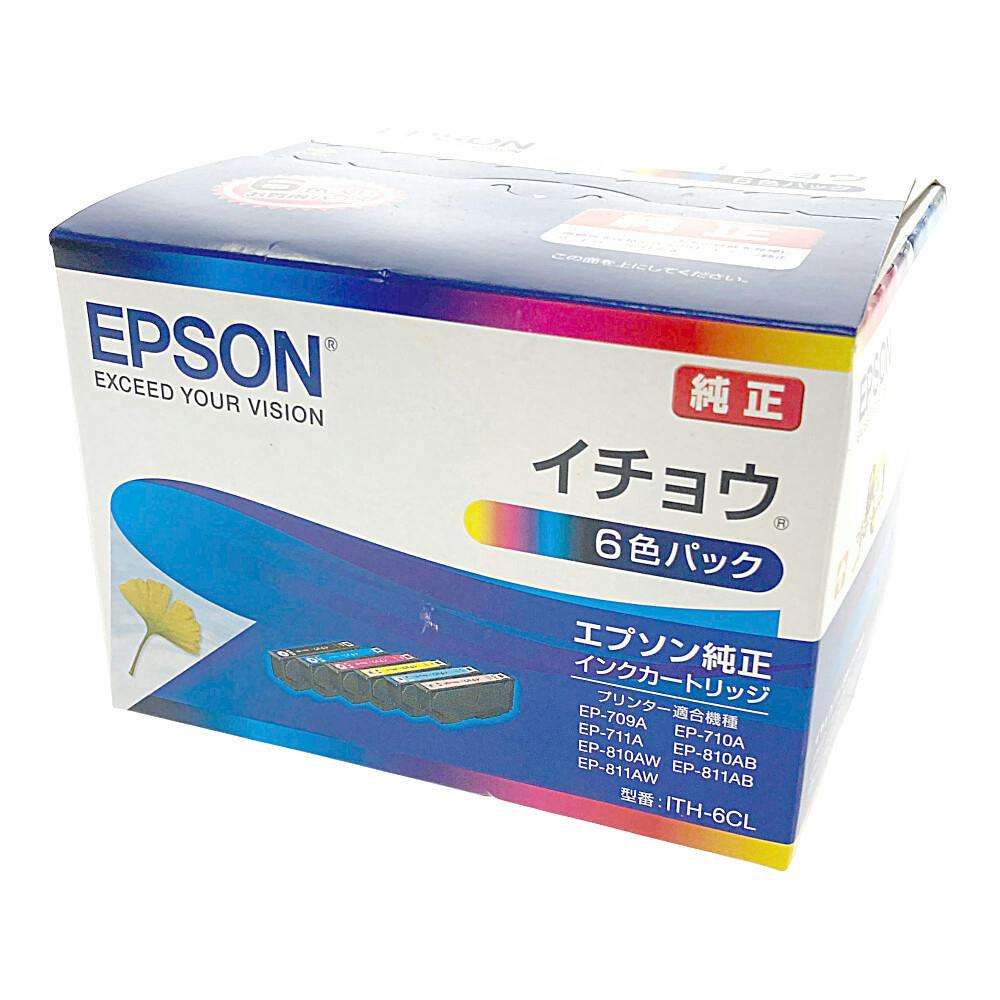 EPSON　純正　インク カートリッジ　 ＩＴＨー６ＣＬ　イチョウ　 ６色パック