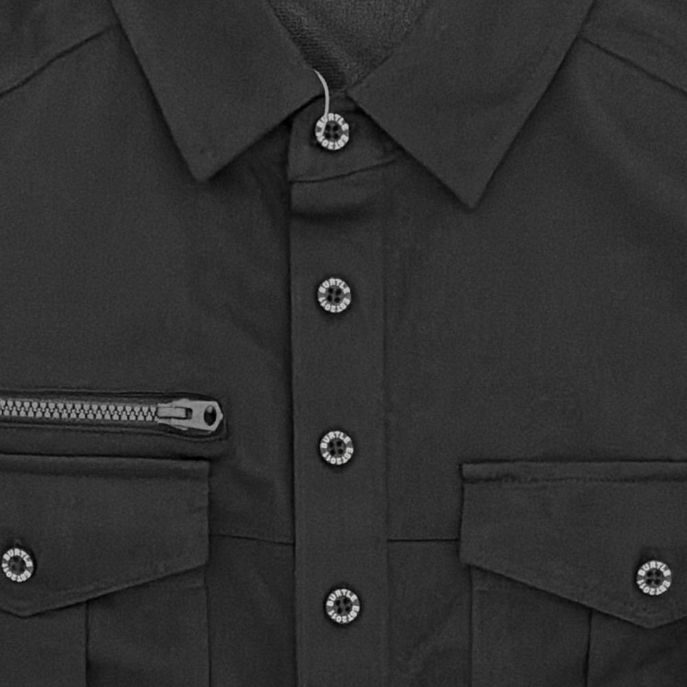 705 長袖シャツ ブラック M | 作業着・作業服・安全靴 通販