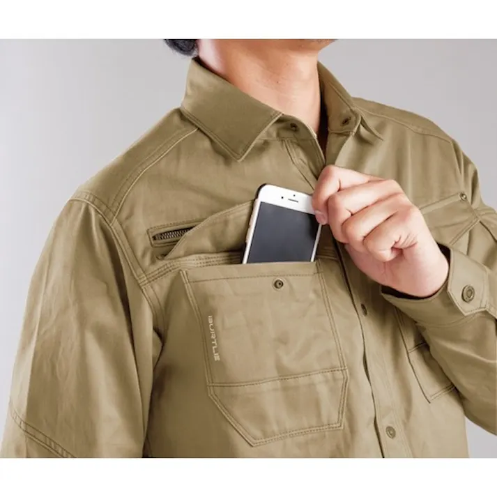 【CAINZ-DASH】バートル 作業服 8105-5-S シルバー 8105-5-S【別送品】