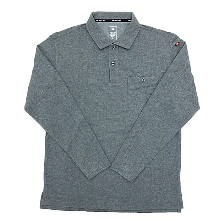 665 長袖ポロシャツ バーク LL