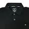 667 半袖ポロシャツ ブラック L