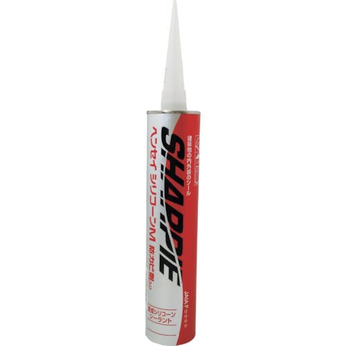 シャープ化学工業 シーリング剤 シャーピー ヘンセイシリコーンM ホワイト 320ml SHARPIE-M-C-W 建築用シーリング剤 シャープ化学工業 シーリング剤 シャーピー ヘンセイシリコーンM ホワイト 320ml SHARPIE-M-C-W 建築用シーリング剤