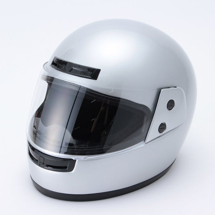 CAPスタイル STAR ARROW スターアロー フルフェイスヘルメット シルバー PS-FF001