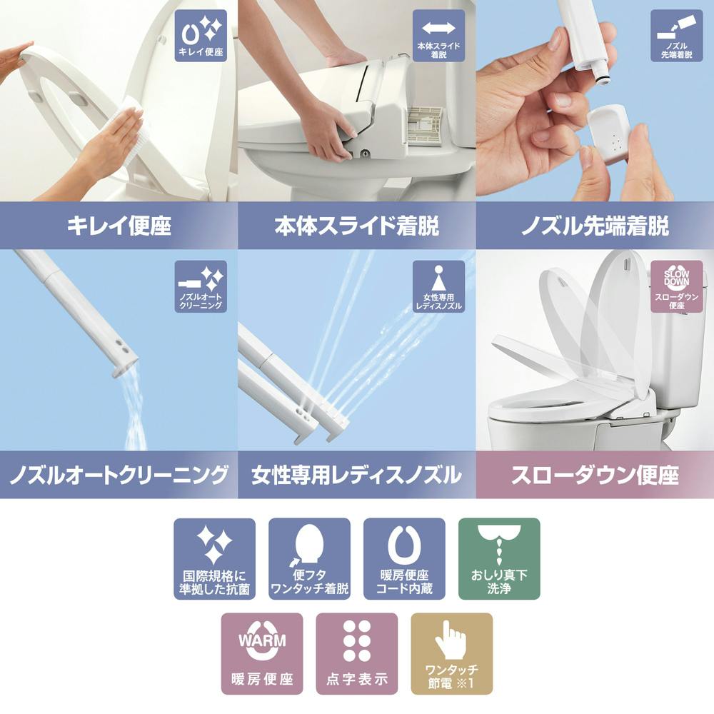 CW-RT1/LR8 ピンク シートタイプ 便座 シャワートイレシートタイプ RTシリーズ ピンク CW-RT20/LR8