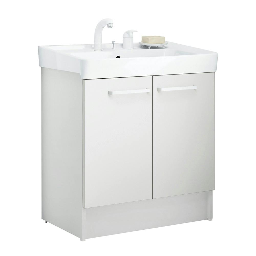 店舗取り置き限定 洗面化粧台 ｄ７シリーズ 幅７５ｃｍ 両開きタイプ シングルレバー洗髪シャワー水栓 一般地用 ホームセンター通販 カインズ
