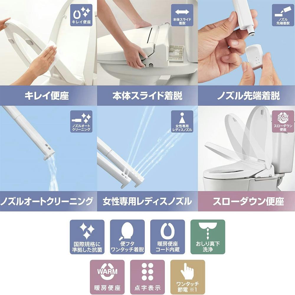 温水洗浄便座★D-RG20★リモコン付き★取付備品付き★ TOTO 【在庫有・即納】LIXIL INAX シャワートイレ 温水洗浄便座