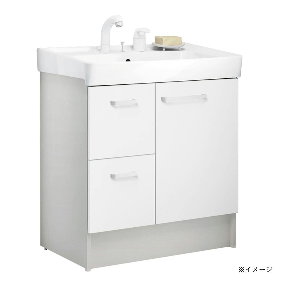 洗面化粧台 D7シリーズ 幅75cm 片引出タイプ シングルレバー洗髪