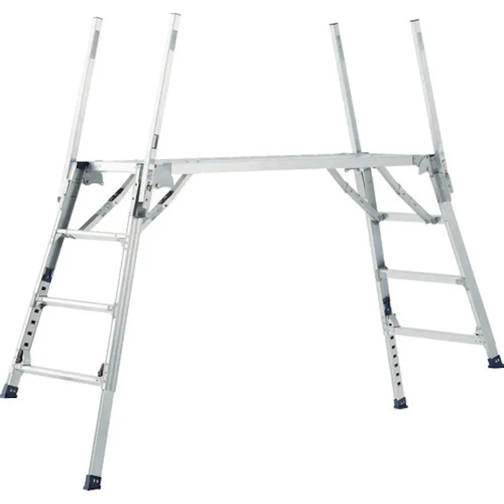 【CAINZ-DASH】ピカコーポレイション 可搬式作業台ダイナワークタフ DXA型 高さ964~1300mm手掛り棒付き DXA-13BT【別送品】