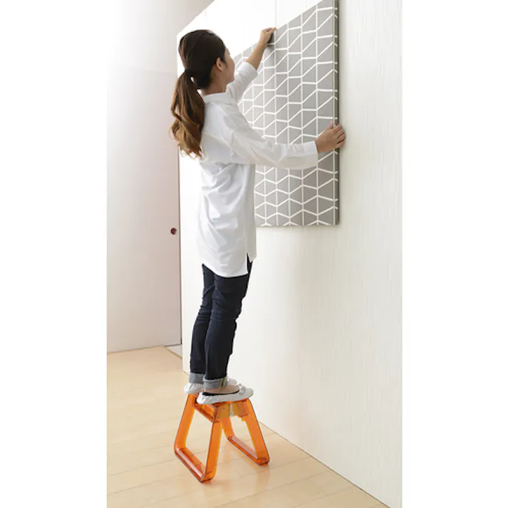 【CAINZ-DASH】ピカコーポレイション 樹脂製踏台 GEM STEP ライトグリーン GEMS-LG【別送品】