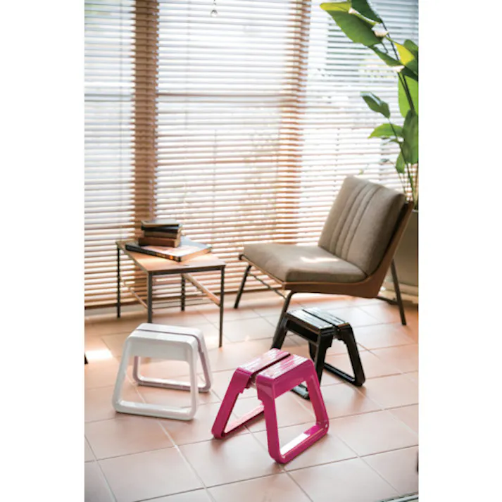 【CAINZ-DASH】ピカコーポレイション 樹脂製踏台 GEM STEP ブラック GEMS-NCBK【別送品】