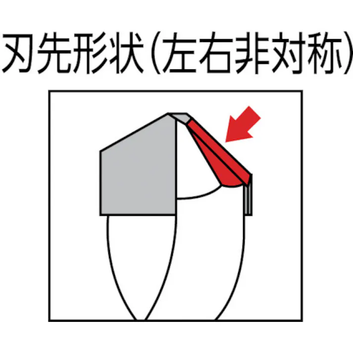 【CAINZ-DASH】ユニカ 磁器タイル用ドリルビットTRタイプ 6.5mm TR6.5X100【別送品】