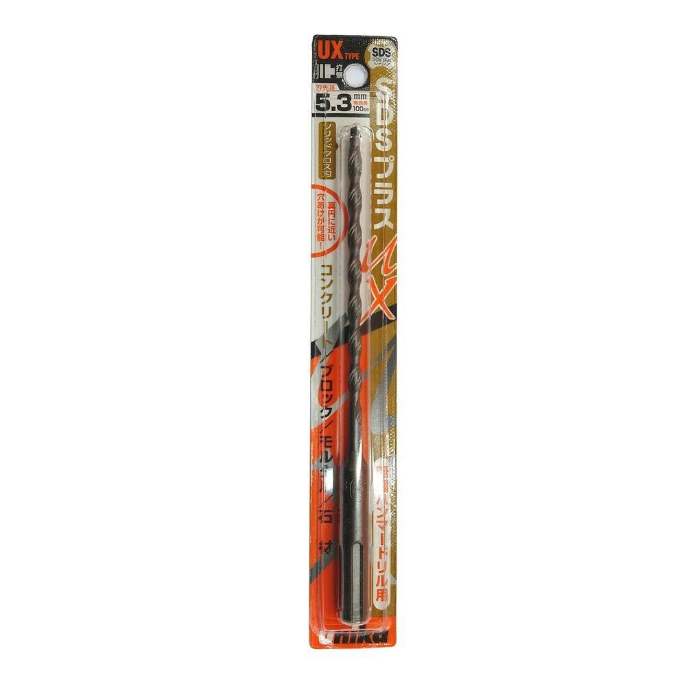 ユニカ SDSプラスUX クロス 5.3×160mm UX5.3X160 コンクリートドリルパーツ ユニカ SDSプラスUX クロス 5.3×160mm UX5.3X160 コンクリートドリルパーツ