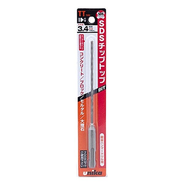 ユニカ チップトップビット TTタイプ 3.4×160mm TT3.4X160 BP
