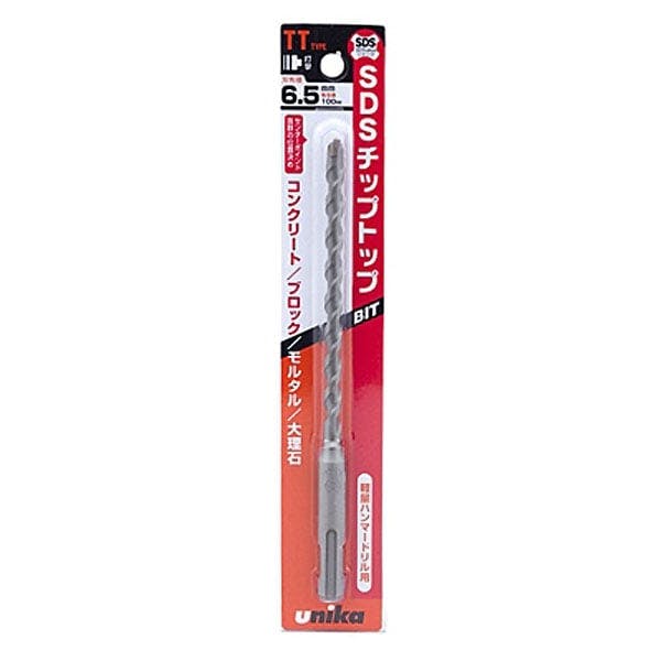 ユニカ チップトップビット TTタイプ 6.5×160mm TT6.5X160BP コンクリートドリルパーツ ユニカ チップトップビット TTタイプ 6.5×160mm TT6.5X160BP コンクリートドリルパーツ