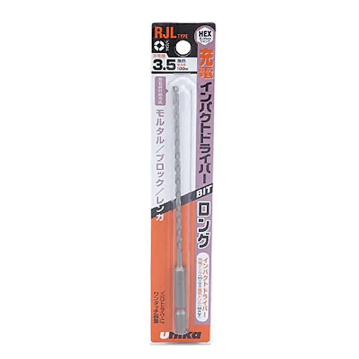 ユニカ 充電ドライバービットドリル ロング 3.5×150mm RJL3.5X150