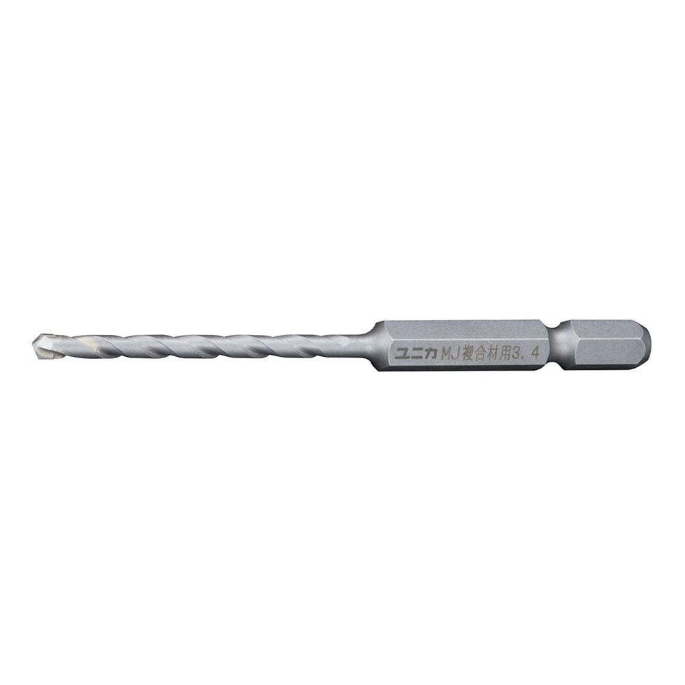 ユニカ 充電マルチドリルビット MJタイプ 3.4×90mm MJ3.4X90 コンクリートドリルパーツ ユニカ 充電マルチドリルビット MJタイプ 3.4×90mm MJ3.4X90 コンクリートドリルパーツ
