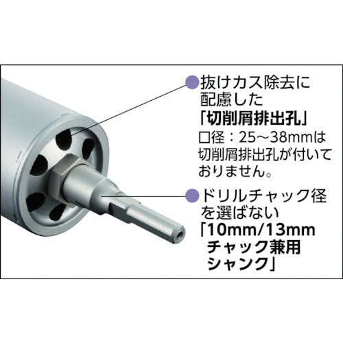 CAINZ-DASH】ユニカ “単機能コアドリルＥ＆Ｓ” ＡＬＣ用 ５０ｍｍ