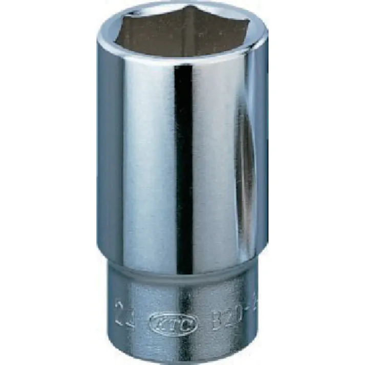 【CAINZ-DASH】京都機械工具 9.5sq.オイルプレッシャソケット 対辺寸法24mm 差込角9.5mm 全長58mm B20-24HD【別送品】