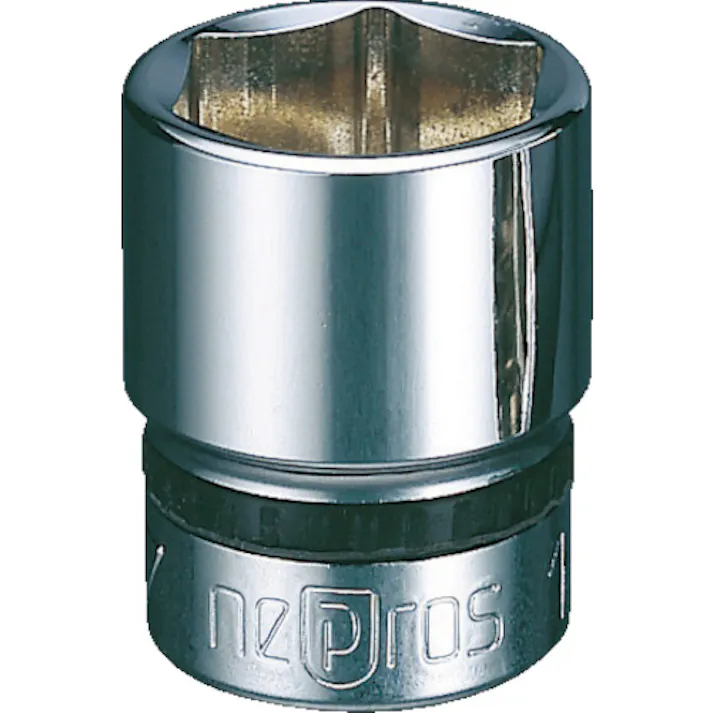 【CAINZ-DASH】京都機械工具 9.5sq.ソケット(六角) 対辺寸法13mm 差込角9.5mm NB3-13【別送品】