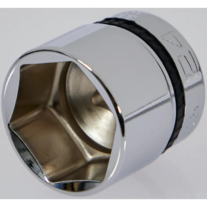 【CAINZ-DASH】京都機械工具 9.5sq.ソケット(六角) 対辺寸法24mm 差込角9.5mm NB3-24【別送品】
